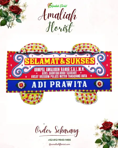Papan Bunga Ucapan Selamat Kalisampurno
